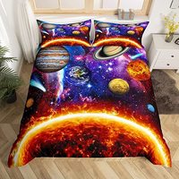 Chine usine conception florale 3D imprimé couette ensemble 100% polyester enfants housse de couette ensemble de literie pour un usage domestique