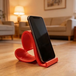 Heart Shaped Phone Stand Flexible Desktop Holder For Home Decoration Valentine Gift - Product Image 2