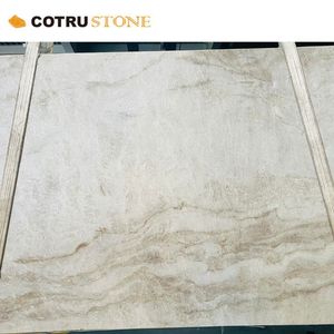 Top per Mobile Bagno in Marmo <span class=keywords><strong>Taj</strong></span> <span class=keywords><strong>Mahal</strong></span> Naturale con Foro per Lavabo per Decorazione Bagno - Product Image 4