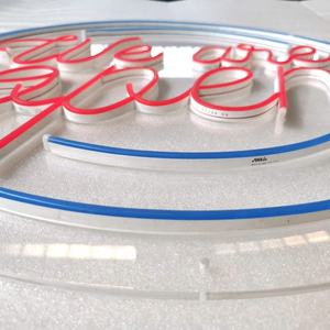 La barra luminosa del negozio su ordinazione ha animato il grande segno aperto principale Neon rosa luminoso <span class=keywords><strong>Extra</strong></span> <span class=keywords><strong>Large</strong></span> Rgb del ristorante di affari con il telecomando a Shenzhen - Product Image 6