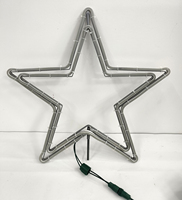 Décoration de Noël moderne pour arbre de 17 pouces, éclairage LED blanc chaud, pour intérieur/extérieur, 110V/220V, étanche, écologique