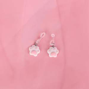 Ensemble <span class=keywords><strong>de</strong></span> jeu <span class=keywords><strong>de</strong></span> rôle Furry BDSM-Bandeau d'oreilles <span class=keywords><strong>de</strong></span> chat, bandeau en dentelle et <span class=keywords><strong>collier</strong></span> cloche avec pinces à mamelon Plug anal - Product Image 2