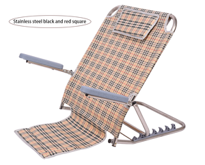 ที่พักแบบพกพาพับได้ปรับได้, ที่พักพิงหลังนั่งปรับได้อเนกประสงค์พับได้สำหรับเตียงคนพิการพนักพิง - Product Image 2