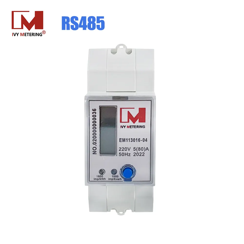 1 fase 2 fili Modbus Din Rail digital RS485 power analyzer misuratore di energia multimetro misuratore di consumo energetico