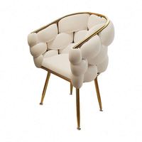 Fauteuil rose à motif floral, fauteuil d'appoint de luxe, chaises modernes de haute qualité, chaise de salon, chaise de loisirs pour la chambre de la fille, chaise de maquillage