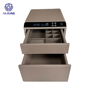 XAG-PGC2-12 coffre-fort en cuir de luxe double couche haute capacité empreinte digitale intelligente <span class=keywords><strong>wifi</strong></span> tout acier antivol coffre-fort à domicile - Product Image 5