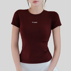 Marque privée Chemise de gymnastique coupe ajustée pour femmes Sports Running Yoga Fitness Tops LOGO personnalisé Design de haute qualité - Product Image 2