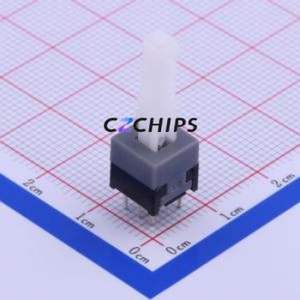 XKB8585-Z-245 <b>Push</b> <b>Button</b> <b>Switch</b> Through hole Component (THT) <b>Switch</b> Self-Locking Square <b>Button</b> Through Hole 100mA - Product Image 1