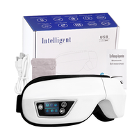 Intelligenter Bluetooth-Augenmassager mit Wärmekompression, Luftdruck und Vibration, Faltbare Augenmaske zur Linderung von Ermüdungserscheinungen