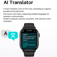 Reloj Inteligente de Alta Calidad con IA, NFC, Resistente al Agua, Traducción, ChatGPT, Cargador Inalámbrico, Batería de Larga Duración, Monitor de Ritmo Cardíaco, Podómetro Deportivo