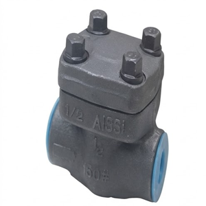 วาล์วกันกลับเหล็กหลอมขึ้นรูปสำหรับอุตสาหกรรม API 602 วาล์วกันกลับแบบสปริงโหลดแรงดันสูง - Product Image 1