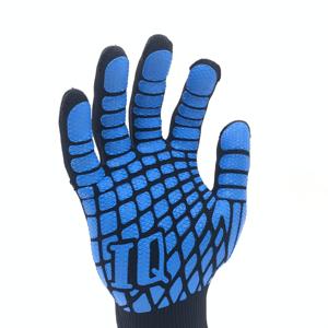 Guantes de nailon punteados de PVC de alta calidad para hombre, guantes de trabajo de seguridad Industrial, ligeros para jardín - Product Image 2