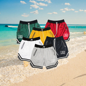 Shorts de sport pour hommes à séchage rapide, personnalisables avec logo, en maille respirante, décontractés – Meilleures ventes - Product Image 3