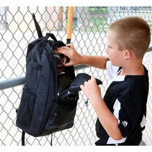 Sac de sport BSCI pour softball et T-ball bleu, compatible avec batte, casque et sac pour femme - Product Image 3
