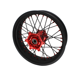 17 pulgadas 36 radios EXC SXF <span class=keywords><strong>SX</strong></span> 250 300 450 aleación motocicleta mate negro llanta radios ruedas <span class=keywords><strong>Supermotard</strong></span> ruedas para <span class=keywords><strong>KTM</strong></span> - Product Image 3
