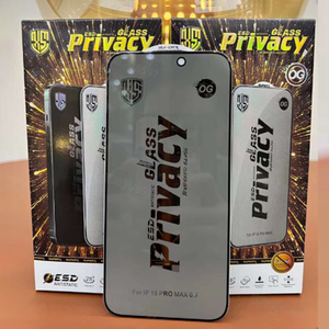 Protector de pantalla de vidrio templado de aluminio de alta calidad, <span class=keywords><strong>precio</strong></span> Original, 0,4mm, película de pantalla antiespía de gran grado de arco para Xiaomi - Product Image 2