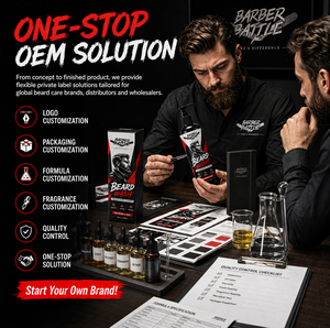 Coffret Cadeau Personnalisé pour Soins de la Barbe en Gros pour Détaillants de Produits de Toilettage Masculin – <span class=keywords><strong>Kit</strong></span> Complet de Soins de la Barbe Naturel (Huile, Baume, Nettoyant) - Product Image 6