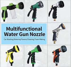 バンツオ8機能高圧レインガン散水器-農業用庭園灌漑水スプレーガン多色ABSプラスチック - Product Image 3