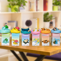 Figurine pokémon sommeil authentique autorisée, boîte aveugle, décoration de bureau Pikachu Bulbasaur ronflement, figurine d'action Eevee