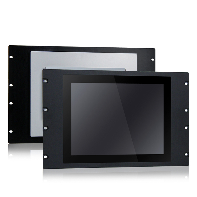 IP66 Waterproof 15-Inch Industrial Open Frame LCD Monitor Capacitive Touch Screen with Rackmount Industrial Monitors HMI