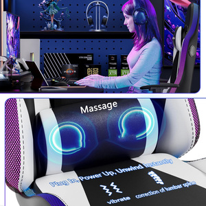 Silla de carreras de élite de la UE Pro LED Zero Gravity, silla de ordenador de oficina en casa con masaje, cahirs de juego grandes y altos <span class=keywords><strong>para</strong></span> personas pesadas - Product Image 5