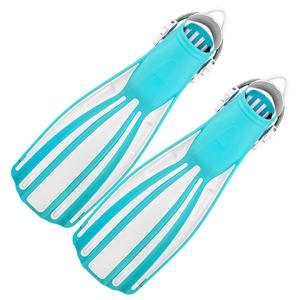 Pinne King a quattro linee con lacci primaverili per immersione libera pinna lunga per regolazione del polmone per immersione profonda pinne da nuoto prodotto con radici - Product Image 5