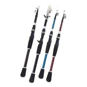 Caña de Pescar Telescópica de Fibra de Vidrio y Carbono para Pesca en Agua Dulce de Lubina y Carpa - Multisección, Resistente - Product Image 3