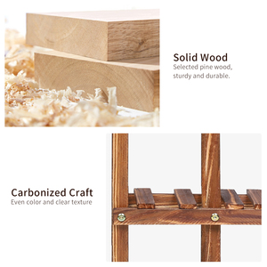 Étagère de pot de fleur de support de plante <span class=keywords><strong>en</strong></span> <span class=keywords><strong>bois</strong></span> à plusieurs niveaux pour la déco à la maison - Product Image 5