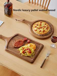 Ventes exceptionnelles : Plateaux en bois massif de noyer noir d'Amérique <span class=keywords><strong>du</strong></span> <span class=keywords><strong>Nord</strong></span>, formes ovales, rondes et rectangulaires, augmentant votre taux de répétition - Product Image 5