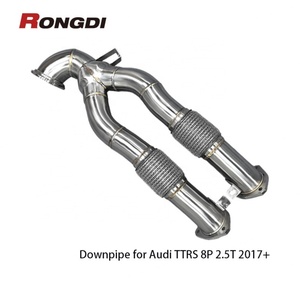 ท่อไอเสียสแตนเลส 304 ขัดเงาสำหรับ Audi TTRS 8P 2.5T TFSI EVO(EA855) 2017+ ท่อเพิ่มประสิทธิภาพ - Product Image 2