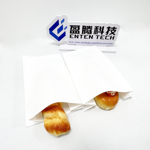 Eco Friendly Large Multi Purpose Take Out White Kraft <b>Paper</b> Take Away Food <b>Paper</b> Bag - Product Image 4