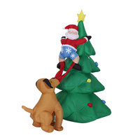 OurWarm poupée géante personnalisée en gros Blow Ups Père Noël bonhomme de neige maison décorations de cour gonflables de Noël