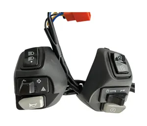 MIO Aerox, interruptor de manija izquierda y derecha para motocicleta, luz de señal de giro, botón de bocina, interruptores de Control de manillar para YAMAHA