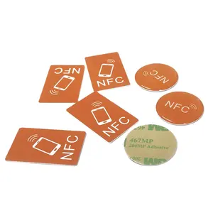 RFID NFC智能卡定制PVC PET RPVC环氧卡HF ntag213/215/216社交媒体非接触非标准卡