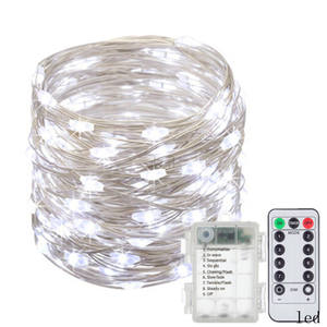 <strong>Christmas</strong> Battery <strong>Box</strong> Operated With Remote <strong>Control</strong> Micro LED <strong>Light</strong> Chain Copper Wire Micro String <strong>Lights</strong> - Product Image 1