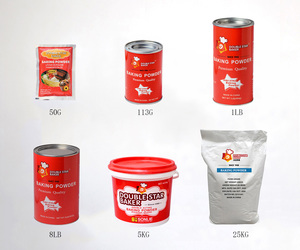 Double Star Baker 100G * 72TINS Factory Supply Poudre à pâte Gonflement Poudre à <span class=keywords><strong>bicarbonate</strong></span> <span class=keywords><strong>de</strong></span> <span class=keywords><strong>soude</strong></span> pour cupcakes <span class=keywords><strong>et</strong></span> pains - Product Image 5