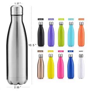 Oem Classic Stylish Creative Standard Mouth Portable Unbreakable Mineral Children Ss Vacuum Insulated Water Bottle With Case