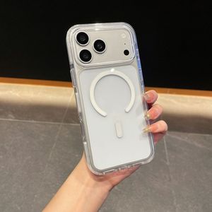 Funda Magnética Transparente para <span class=keywords><strong>iPhone</strong></span> 18 Pro, Carcasa Trasera Antigolpes para <span class=keywords><strong>iPhone</strong></span> 12 <span class=keywords><strong>13</strong></span> 14 15 16, Sin Reseñas Aún - Product Image 1
