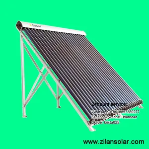 EN12976 solar keymark heat pipe evacuated tube solar collector, solar thermal collector, 10tubes vacuum solar collector China