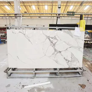 China Professional Processing Factory Calacatta Marble Slabs Sintered Stone Porcelain Slabs