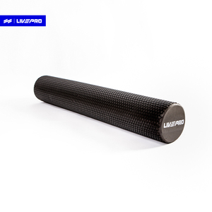 Rouleau de massage en mousse EVA noir pour <span class=keywords><strong>Pilates</strong></span>, avec points de massage, pour soulager la douleur et détendre les muscles, 45 <span class=keywords><strong>cm</strong></span>, <span class=keywords><strong>90</strong></span> <span class=keywords><strong>cm</strong></span>, personnalisable - Product Image 1