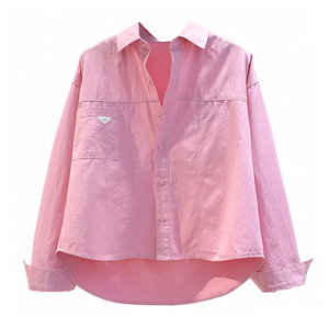 Camicia da <span class=keywords><strong>Donna</strong></span> Casual con Colletto, Versione Coreana, Nuova Moda Autunno 2026, Vendita all'Ingrosso - Product Image 5