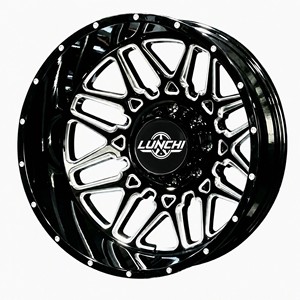 Rueda Doble 8x165.1 8x180 8x200 8x210 10x225 para F350, F450, Chevy, Sierra 3500, Rueda para Camioneta de 20, 22, <span class=keywords><strong>24</strong></span> Pulgadas - Product Image 1