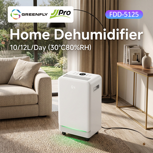 JJPRO Greenfly Energy Saving Portable Moisture Absorber for House Apartment Basement 10L 12L/Day <b>Dehumidifier</b> - Product Image 1