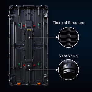 Sáu thế hệ trong nhà P 3.91 đúc nhôm dẫn tường hiển thị, màn hình video sân khấu, cho các sự kiện và quảng cáo, cho thuê - Product Image 2