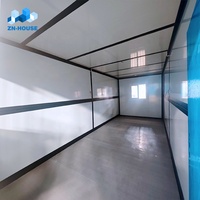Bâtiment de bureau de jardin portable, maison préfabriquée pliable, mini-maison modulaire conteneurisée préfabriquée avec toilettes
