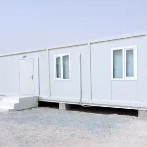 China Leverancier 20ft Stalen Constructies Opvouwbare Living Prefab Modulaire Huizen Stapelbaar Opvouwbaar Containerhuis