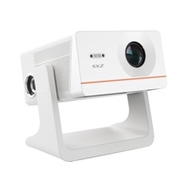 Projecteur LCD intelligent avec prise en charge 4K, Vidaa Live TV, commande vocale, mise au point automatique à courte focale, HDR10, cinéma maison, films en extérieur, WiFi, haut-parleur