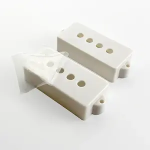 中国低音吉他零件供应商定制白色4弦P低音吉他拾音器盖