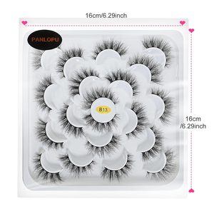 Extensions de cils 3D œil de chat en faux vison faites à la main, douces et naturelles, 5 paires, paquet de cils en bande artisanaux avec logo personnalisé - Product Image 2